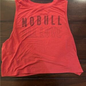 NOBULL Women's All Love Red Crop Tank